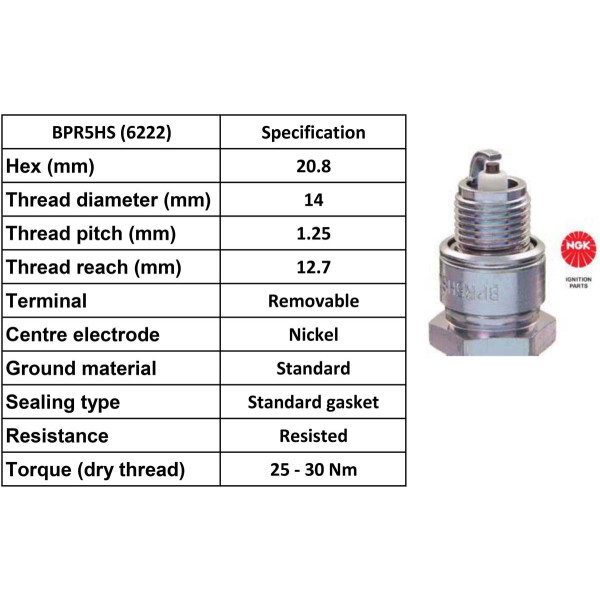 NGK NGK Spark Plug BPR5HS Plugs [Box 10]